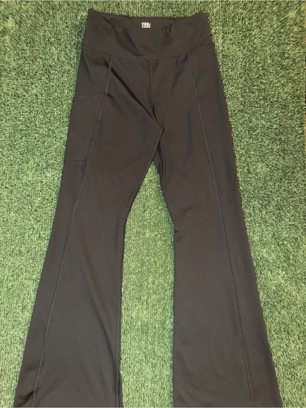 Abercrombie Kids YPB Stretch 4-Way Black Leggings Size 13/14 🖤